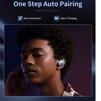 Tai nghe Choetech BH-T22 Bluetooth True Wireless có đèn và kèm dây đeo (Hàng chính hãng)