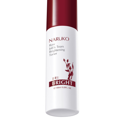Naruko – Ý dĩ nhân đỏ sáng da mới– Toner nước hoa hồng đặc – Raw Job’s Tears Brightening Toner