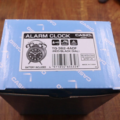 Đồng Hồ Để Bàn Casio TQ-362-4ADF Có Đèn - Chuông Báo Thức ( 13.6×10.6×6 cm )