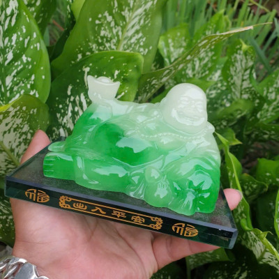 Tượng Di Lặc Phong Thủy Để Bàn Làm Việc, Gắn Ô Tô – Có Hộc Đựng Nước Hoa Sang Trọng , Mang Lại May Mắn & Bình An