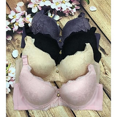 Áo Lót Nữ Ren Mỏng Gọng Nâng Ngực Cài Sau 3 Móc 395 – Quyến Rũ, Thoáng Mát (Size 36/38/40)