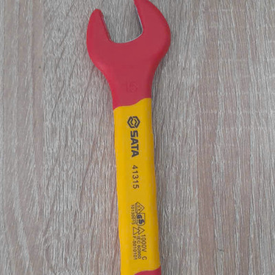 Cờ lê đầu mở 15mm cách điện 1000V VDE SATA 41315