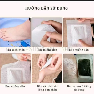 HỘP 50 MIẾNG DÁN THẢI ĐỘC CHÂN BẮC KINH HÀNG CAO CẤP