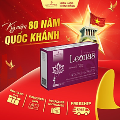  Viên uống Leonas hỗ trợ bổ huyết điều kinh giúp giảm rối loạn kinh nguyệt (30 viên) - Nutramed