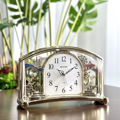 Đồng hồ để bàn, báo thức hiệu RHYTHM- JAPAN 4SE535WT18 (Kích thước 24.0 x 15.5 x 6.8cm)