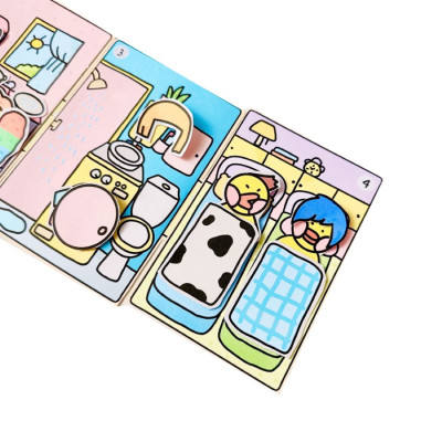 Bộ Tranh Tương Tác Cô Tiên Xanh - Ngôi Nhà Của Tèo