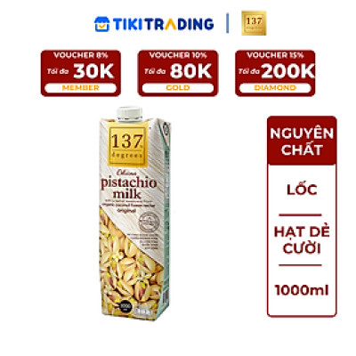 Sữa hạt Hạt dẻ Nguyên chất 137 DEGREES 1000ml