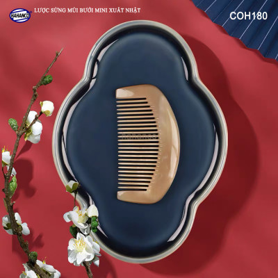 Lược sừng múi bưởi mini xuất Nhật (Size: XS - 9cm) COH180 - Chăm sóc tóc