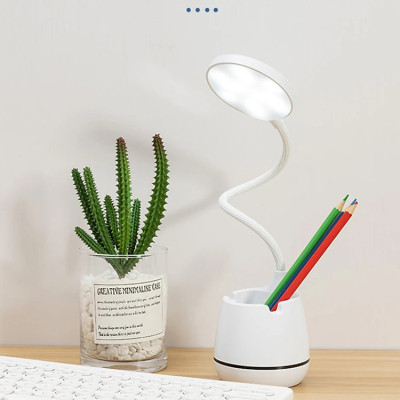 Đèn Bàn Học Led Bảo Vệ Mắt Chống Cận Làm Việc - Đọc Sách - Học Tập - Thân Đèn Uốn Cong Tiện Lợi - Linh Hoạt Điều Chỉnh Góc Độ & Vùng Sáng - Hàng Chính Hãng