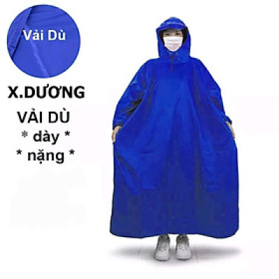 Áo mưa bít vải dù cao cấp kín người ,(áo mưa chui ),cho người lớn ,nhiều màu sắc tươi trẻ , phù hợp cả nam và nữ