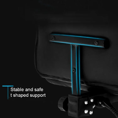 Ghế xoay văn phòng nâng hạ độ cao, có chức năng matxa, có gác chân, da PU cao cấp - Bảo Hành 2 Năm