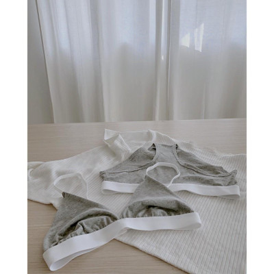 Áo Lót Cotton Huyenmay - Xám Than Tre