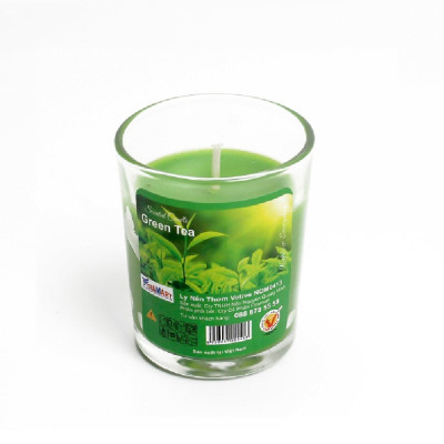Hộp 6 ly nến thơm votive Eden Candle FTRAMART EDC0016 Green Tea (Hương trà xanh)