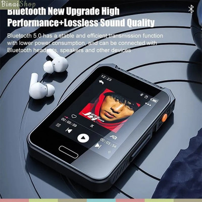 Ruizu C3 - Máy Nghe Nhạc HiFi Lossless Có Loa Ngoài, Bluetooth 5.0, Lặp Đoạn A-B, Kiểu Dáng Thể Thao( Tặng Kèm Thẻ Nhớ 16GB) - Hàng chính hãng