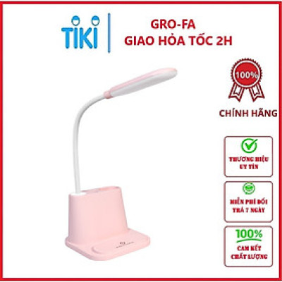 Đèn để bàn chống cân 4in1 (đèn, ngăn đựng bút, giá điện thoại, sạc usb) - Hàng chính hãng ( Giao màu ngẫu nhiên)