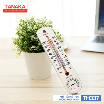 Nhiệt ẩm kế Tanaka Th337 - Đo nhiệt độ, độ ẩm trong nhà và ngoài trời