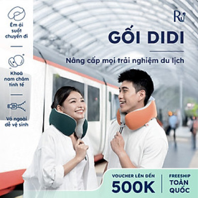 Gối Du Lịch DiDi Nhỏ Gọn và Cao Cấp - Chất Liệu Mút Hoạt Tính - 3 Màu Sắc Đa Dạng