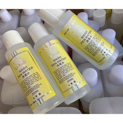 Nước Rửa Cọ Nail Linail 200ml, Làm Sạch Tăng Độ Bền Cọ, Chuyên Dụng Cho Thợ Làm Nail, Giữ Lông Cọ Mềm Mại, Chất Lượng Phá Gel Cleansing