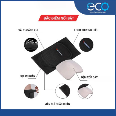 Băng bảo vệ đầu gối có đệm 517K chính hãng