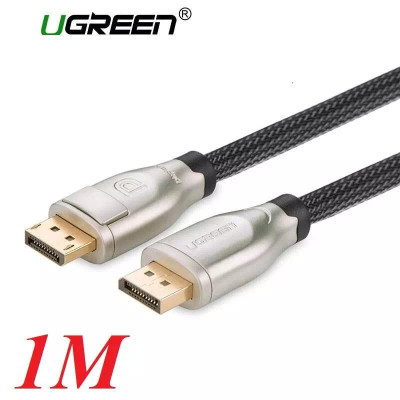 Ugreen UG30118DP107TK 1M Màu Đen Cáp 2 Đầu Displayport V1.2 cao cấp hỗ trợ 4K*2K 60GHz - HÀNG CHÍNH HÃNG