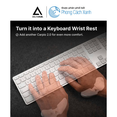 Kê tay công thái học DeltaHub Carpio 2.0 - Hàng Chính Hãng