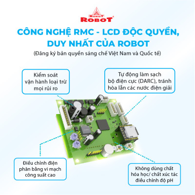 Máy Lọc Nước Điện Giải Ion Kiềm Robot IonSmart 38 Chức Năng Nóng Thông Minh Tạo 8 Loại Nước Điện Giải Để Bàn Treo Tường - Hàng Chính Hãng