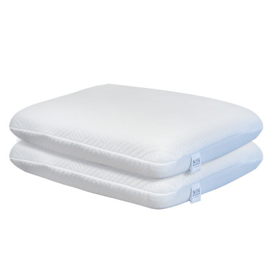 [MEMORY FOAM] Ruột gối cao su non hỗ trợ ngủ ngon NIN House 60x40x12cm cho người lớn, người già cao cấp