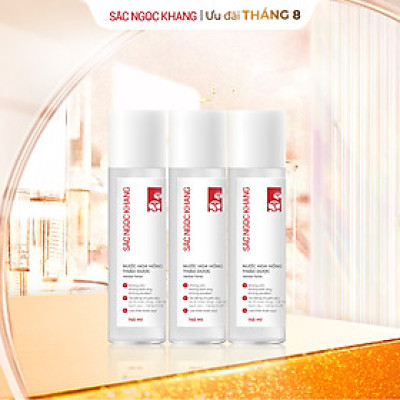 Combo 3 Chai Nước Hoa Hồng Sắc Ngọc Khang 145ml