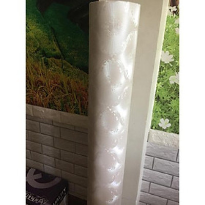 5m giấy decal cuộn hoa văn trắng DTL116(60x500cm)