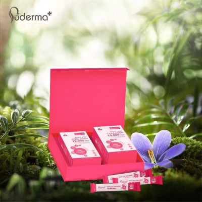 Collagen vảy cá White Jade Puderma 12.000 plus : Tăng độ đàn hồi cho làn da nhanh chóng, giúp da luôn căng mịn trắng sáng. Chống lão hóa da như nếp nhăn, khô ráp… và làm mờ vết thâm nám duy trì sự căng mướt, trẻ trung cho làn da