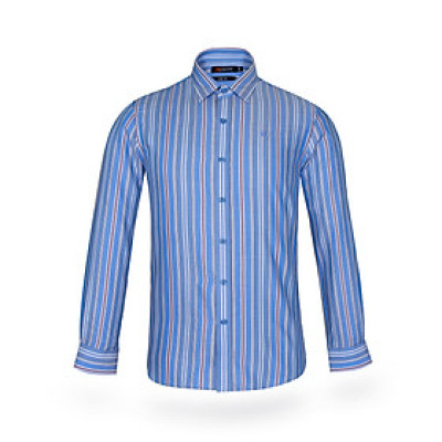 Áo sơ mi nam tay dài form ôm slim fit Khatoco A1MD468S1-CNSC171-2410-D