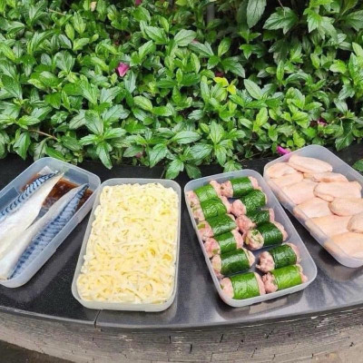 [KoSuyTu] Set 4 Hộp TUP Đông Dạng Dẹt 650ml/Hộp - Hộp Nhựa Bảo Quản Thực Phẩm TUP