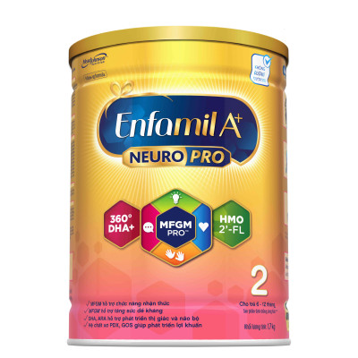 Sữa bột Enfamil A+ NeuroPro 2 với 2’-FL HMO cho trẻ từ 6 –12  tháng tuổi– 1.7kg