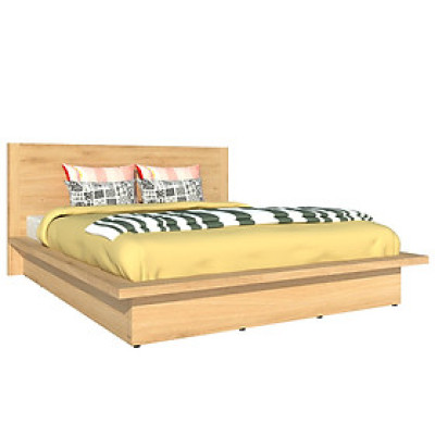 Giường ngủ cao cấp Tundo màu vàng sồi 160cm x 200cm