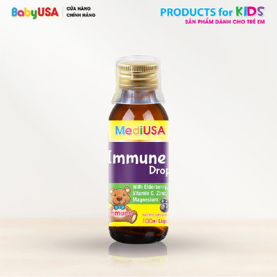 MediUSA Immune Drops - Thực Phẩm Chức Năng - Tăng cường sức đề kháng cho trẻ - Hàng chính hãng