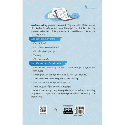 Academic Writing: Chỉ Dẫn Viết Luận Chuẩn Quốc Tế Dành Cho Sinh Viên