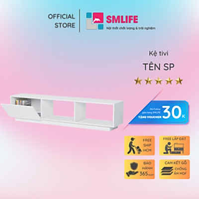 Kệ TV phòng ngủ thiết kế nhỏ gọn hiện đại SMLIFE Tonime