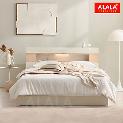 Giường ngủ ALALA1213 + 3 hộc kéo / Miễn phí vận chuyển và lắp đặt/ Đổi trả 30 ngày/ Sản phẩm được bảo hành 5 năm từ thương hiệu ALALA/ Chịu lực 700kg 