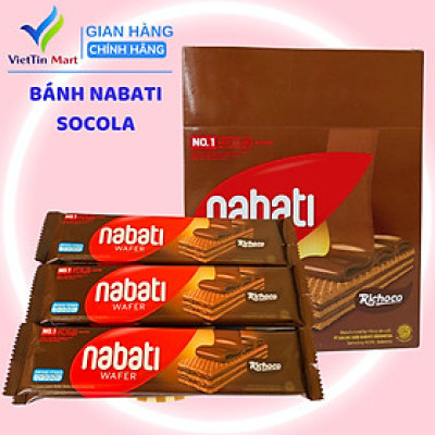 Bánh Sôcôla (Dạng Xốp) Richoco Nabati Chocolate  Hộp 300g
