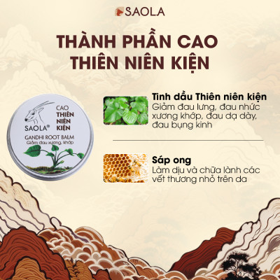 Cao Thiên niên kiện Sao la - Giúp giảm đau vai gáy, cơ xương khớp - Hàng chính hãng