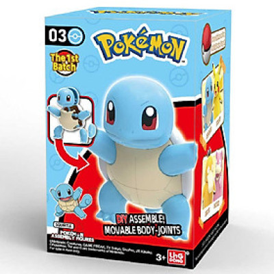 Pokemon Toys Lắp Ráp Nhân Vật Pokemon Rùa Nước Squirtle 8124