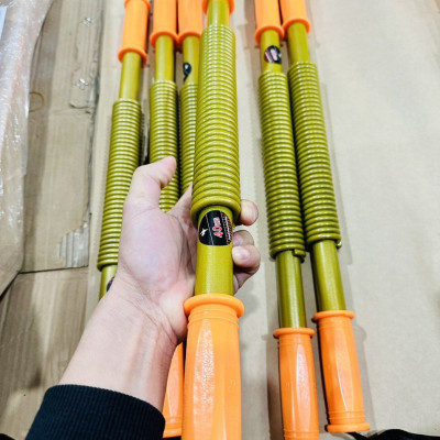 {40kg}Gậy Bẻ Tập Tay(Vàng)Đàn Hồi Cao Cấp, Gậy Bẻ Tập Cơ Tay,Vai,Ngực 10kg 20kg 30kg 40kg 50kg Tập Gym, Tập Thể Dục Tại Nhà