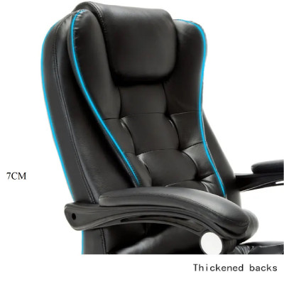 Ghế xoay văn phòng nâng hạ độ cao, có chức năng matxa, có gác chân, da PU cao cấp - Bảo Hành 2 Năm