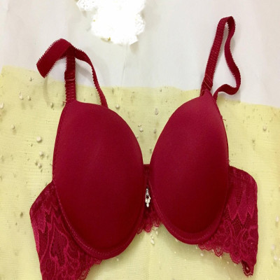 Áo lót nữ nâng ngực trơn quai ren AL912