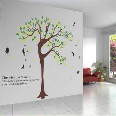Decal dán tường Vũ điệu xanh AmyShop DCX009 (180 x 230cm)