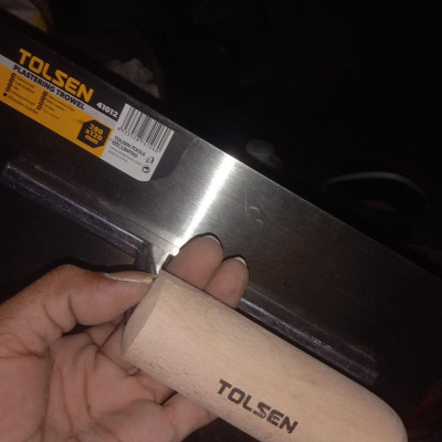 BAY VUÔNG CÁN GỖ 280X120mm TOLSEN 41012  - HÀNG CHÍNH HÃNG