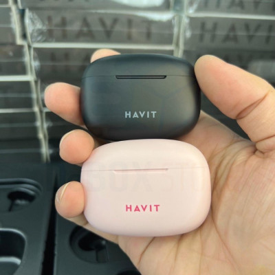Tai Nghe TWS Havit TW967 BT 5.1, Thiết Kế Công Thái Học, Driver 10mm, Nghe Nhạc Đến 5H - Hàng Chính Hãng