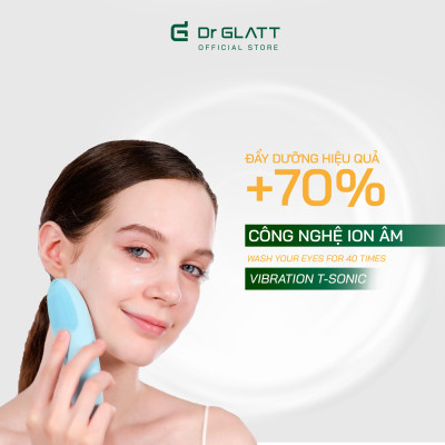Combo Rạng ngời làn da Dr Glatt Máy rửa mặt, đẩy tinh chất Dua Fit Pro và Máy nâng cơ, trẻ hóa da Lifa 2.0