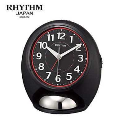 Đồng hồ Rhythm 4RA480SR02 – KT: 12.4 x 14.1 x 10.2cm. Vỏ nhựa. Dùng Pin