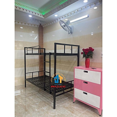 Giường sắt hai tầng homstay 1mx2m - Đại Thành